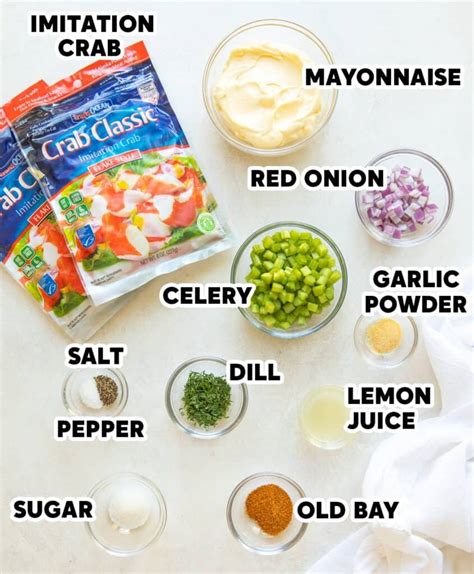 imitation crab ingredients